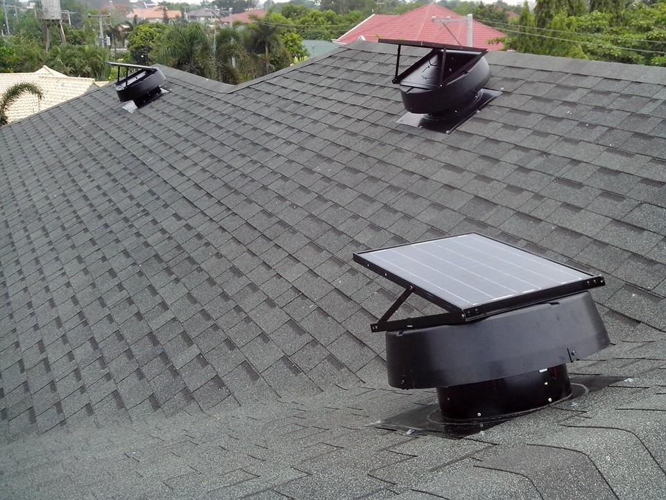 Solar Powered Roof Extraction Fan